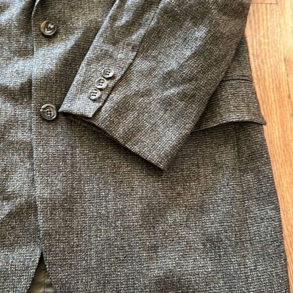Hugo Boss wool sport coat blazer great pre owned condition brown grey fabric - Picture 4 of 8